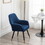 Tuchico Contemporary Velvet Upholstered Accent Chair, Blue T2574P164264