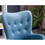 Doarnin Contemporary Silky Velvet Tufted Button Back Accent Chair, Blue T2574P164266