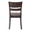 Almeta Solid Wood Slat Back Upholstered Dining Chairs, Set of 2 -Dark Umber Brown Finish T2574P164540