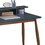 Roskilde Mid-Century Modern Wood Writing Desk with Hutch, Grey T2574P164624