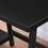 Redina Contemporary Wood Writing Desk with Storage, Black T2574P164627
