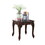 Traditional Ornate Detailing Dark Cherry Finish Wood End Table T2574P164758