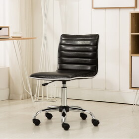 Fremo Chromel Adjustable Air Lift Office Chair, Black T2574P164789