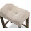 Sora Button Tufted Counter Height Saddle Stool, Set of 2, Taupe T2574P164820
