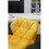 Breni Velvet Diamond Tufted Swivel Adjustable Height Barstool, Set of 2, Yellow T2574P164873