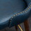 Nevis Mid-century Modern Faux Leather Tufted Nailhead Trim Barstool Set of 2, Blue T2574P165101