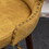 Nevis Mid-century Modern Faux Leather Tufted Nailhead Trim Barstool Set of 2, Yellow T2574P165104