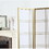 Seto 4-Panel Room Divider Screen, Gold T2574P165151