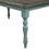 Prato Blue and Brown Two-Tone Finish Wood Dining Table T2574P165161