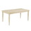 Amonia Urban Style Wired White Finish Wood Turned-Leg Dining Table T2574P165165