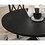 Windvale Cross-Buck Base Dining Table in Black T2574P165167