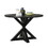 Windvale Cross-Buck Base Dining Table in Black T2574P165167
