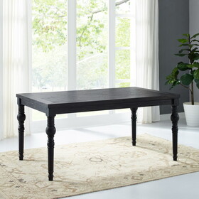 Leviton Urban Style Dining Table, Black T2574P165182