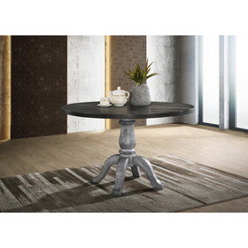 Iris Round Pedestal Wood Dining Table T2574P184946