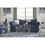 Aruca Navy Blue Microfiber Pillow Back 2-Piece Living Room Set, Sofa and Loveseat, Navy Blue T2574P195198