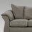 Aruca Sensations Microfiber Pillow Back Loveseat, Gray T2574P195437