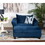 Camero Fabric Pillowback Chair with Ottoman Set T2574P195449