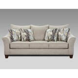 Camero Platinum Fabric Pillowback Sofa P-T2574P195795