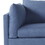 Enda Oversized Living Room Pillow Back Cuddler Arm Chair with Ottoman T2574P196964