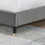 Rozitta Gray Velvet Wingback Platform Bed, Queen T2574P198391