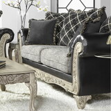 San Marino 2-Tone Fabric Wooden Frame Sofa T2574P198803