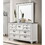 Clelane Wood Bedroom Set with Shiplap Panel Queen Bed, Dresser, Mirror, and Two Nightstands T2574P202587