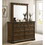 Maderne Traditional Wood Panel Bed with Dresser, Mirror, Nightstand, Queen size T2574P204888