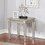 Barent Contemporary Wood 3-Piece Coffee Table Set with Mirrored Legs, Champagne