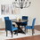 Enbridge 5-piece Dining Set, Cross-Buck Dining Table with 4 Stylish Chairs T2574S00103