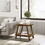 Metz Mid-Century Modern Wood Shelf 3-Piece Coffee Table Set, Walnut Finish T2574S00122