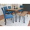 Amisos 6-Piece Dining Set, Hairpin Dining Table with 4 Chairs and a Wood Bench, 3 Color Options T2574S00132