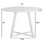 Avant 5-Piece Round Dining Set, Trestle Dining Table with 4 Side Chairs T2574S00193