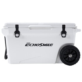 75Qt New White Insulated Box with Wheels