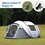 4-6 Persons White + Gray Pop-Up Boat Tent