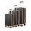3 Pieces set Luggage Hard Sided Expandable Luggage with TSA Lock Travel Essentials Suitcase with Spinner Wheels