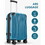 20 inch Carry-on luggage with TSA Lock& Double Spinner Wheels, Expandable for Large Storage T2663P186307