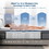 Twin Mattress,10 inch Memory Foam Mattress Queen Size,Queen Size Mattresses Made of Foam and Individual Pocketed Springs,Strong Edge Support,Decompression,Cool and Breathable T2694P192149