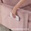 74" Modern Love Seats Sofa Couch Furniture, Velvet Fabric Mid Century Couch for Living Room, Bedroom, Apartment/Easy, Tool-Free assembly(Sofa, Pink) T2694S00008
