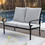 2-Piece Patio Loveseat Sofa with Coffee Table, Outdoor Conversation Sofa Set T2872P197067