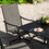 5 Piece Patio Dining Furniture Set, 4 Swivel Textilene Chairs & Table w/ 1.57" Umbrella Hole for Outdoor Garden Yard Porch Deck T2872S00007