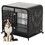 T2895P201021 Grey+MDF+Steel+Outdoor Kennel+Large (41 - 70 lbs)