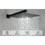 Male NPT Waterfall Tub and Shower Faucet Set, Suntisbo 10-inch Matte Black Rain Shower System T3177P277543