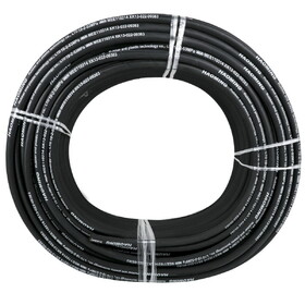 VEVOR Hydraulic Hose 328 Feet Rubber Hydraulic Hoses with 2 High-Tensile Steel Wire Braid, Inner Diameter 3/8 inch, 5000 PSI Max, Hydraulic Hose -40 &#176;F to 250 &#176;F T3342P309865