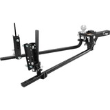 VEVOR Weight Distribution Hitch, 1,500 lbs Weight Distributing Hitches Kit with Sway Control for Trailer, 2-in Solid Steel Shank, 2-5/16 in Alloy Steel Ball, Powder Coated Load Leveling Hitch, Black