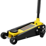 VEVOR Low Profile Floor Jack 3 Ton Heavy Steel Single Piston Hydraulic Pump T3342P309890