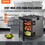 VEVOR Insulated Food Pan Carrier, 82 Qt Hot Box for Catering, LLDPE Food Box Carrier w/ Double Buckles, Front Loading Food Warmer w/ Handles, Stackable End Loader for Restaurant, Canteen, etc. Black