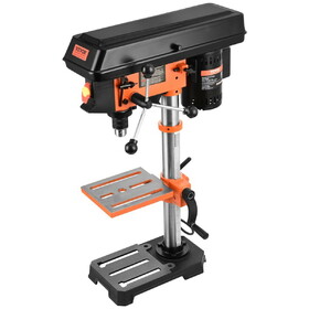 VEVOR 10" 5-Speed Benchtop Drill Press Cast Iron Drill Press 3.2A 610-2800RPM T3342P311675