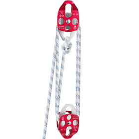 VEVOR Twin Sheave Block and Tackle 1/2" x 200ft Twin Sheave Block with Braid Rope 30-35KN 6600-7705LBS Double Pulley Rigging T3342P311723