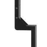 Fence Post Anchor Repair Kit, 4 Pack Inner Diameter 3.5 x3.5 inches Heavy Duty Steel Fence Post Support Stakes, Anchor Ground Spike for Repair Tilted, Broken Wood Fence Post, Enveloping T3342P360011