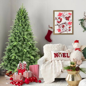 4FT Classic Christmas Tree with 636 PE+PVC Tips - Realistic Hinged Branches, Easy assembly, Stable Metal Stand, Full Natural Look for Holiday Decorating T3637P338962